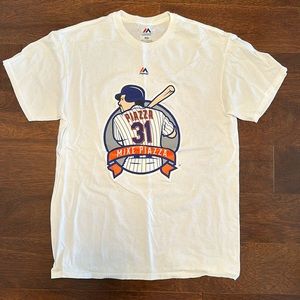 New York Mets Mike Piazza Tribute Shirt from Jersey Retirement Size Medium